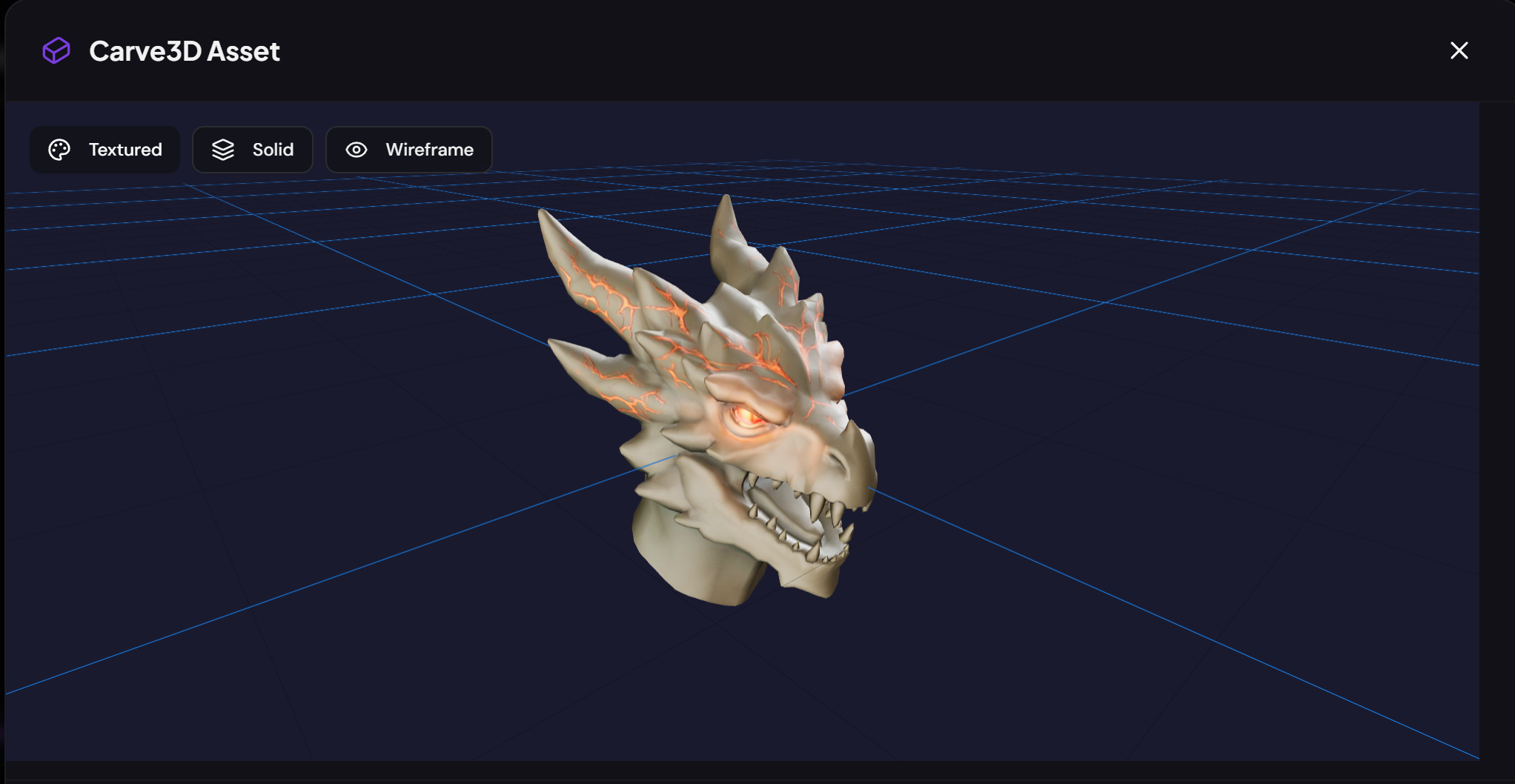 Image to 3D mesh conversion in Carve 3D